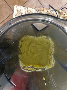 Emulsified green sauce